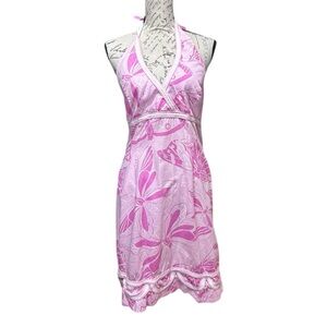 Lilly Pulitzer Vintage Butterfly Summer Sun Dress Size 8